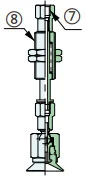 Ball Joint Vacuum Suction Cups Zp2 J