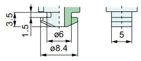 Oval Vacuum Suction Cups Zp2